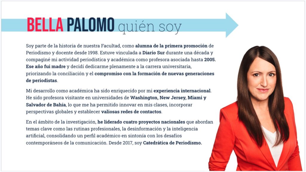 CV de Bella Palomo