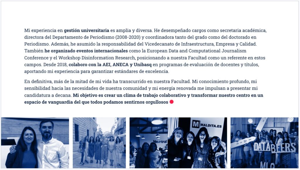 CV de Bella Palomo